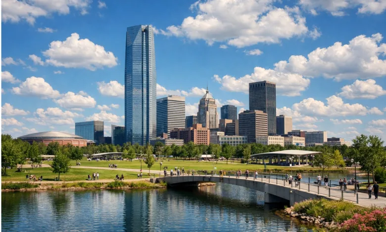 Okc Clouds Scissortail Park
