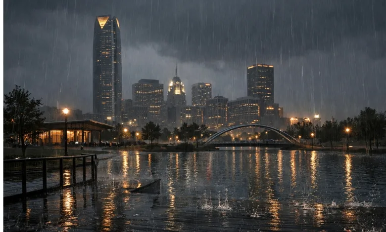 Okc Sp Rain Scissortail Park 1