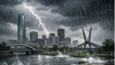 Okc Sp Thunderstorm Scissortail Park